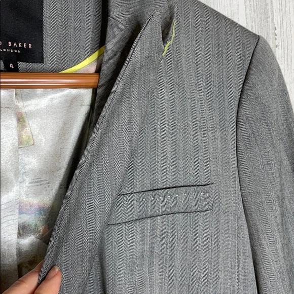 Ted Baker herringbone blazer NWOT - Picture 6 of 16